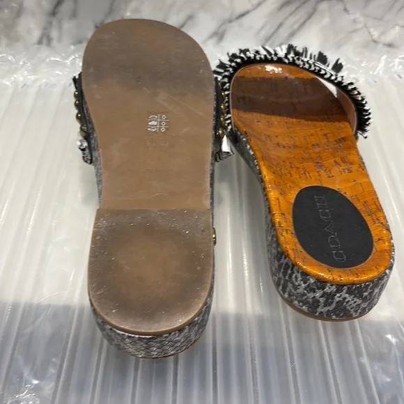 Coach Raffia Sandals - Picture 7 of 7